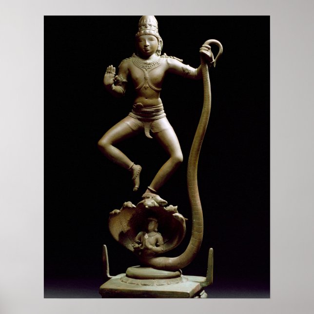 Pôster Kaliyakrishna, Chola, Tamil Nadu (bronze) (Frente)