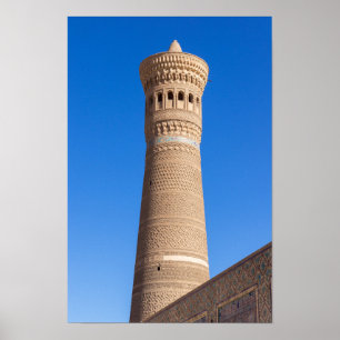 Poster Kalyan minaret - Bukhara, Usbequistão