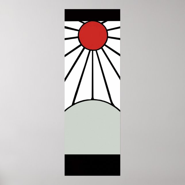 Poster Kamado Tanjiros Hanafuda Earrings Vetor Design Wh (Frente)