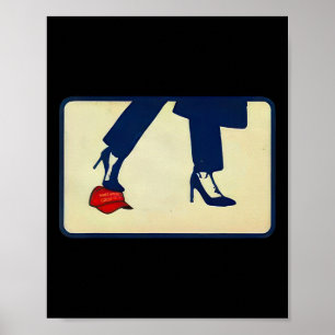 Poster Kamala 2024 Anti Mega High Heels Step On Red Hat