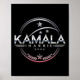 Poster Kamala 2024 Presidente Eleito Voto Democrata