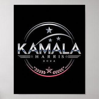 Poster Kamala 2024 Presidente Eleito Voto Democrata