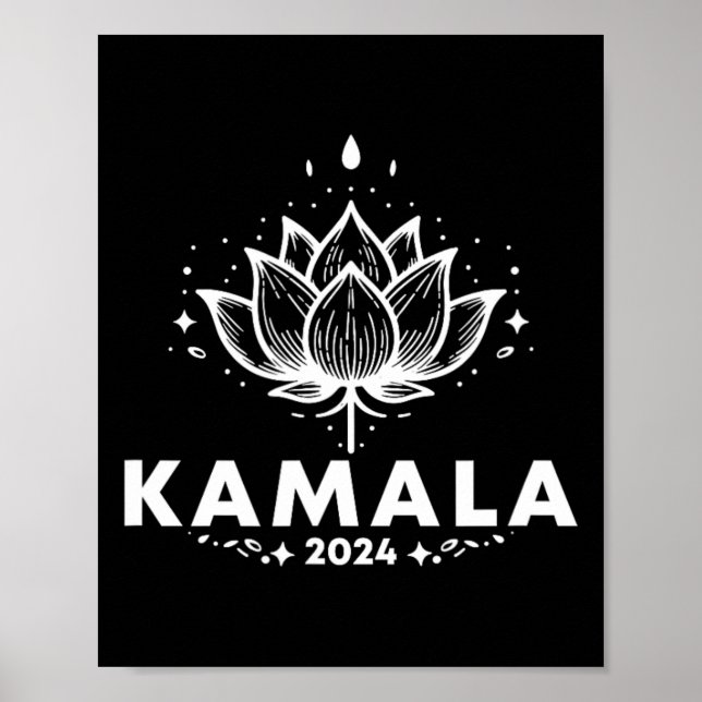 Poster Kamala 2024 White Lotus (Frente)