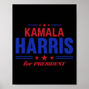 Poster Kamala Hariss Para A Eleição Do Presidente 2024