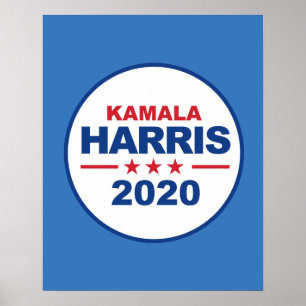 Poster Kamala Harris 2020 - etiqueta -