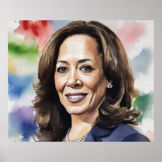 Poster Kamala Harris 2024 meu presidente é uma mulher neg (Frente)
