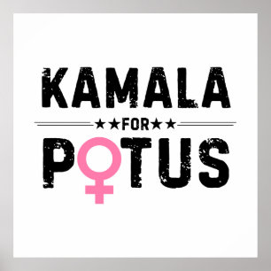 Poster Kamala Harris 2024 Para O Presidente POTUS
