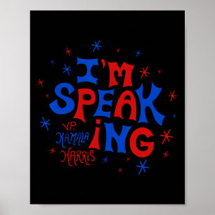 Poster Kamala Harris 2024 Para Presidente Estou A Falar V