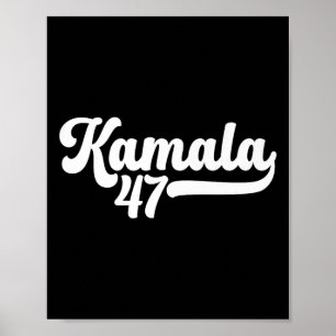 Poster Kamala Harris 2024 Presidente 47 Estados Unidos Am