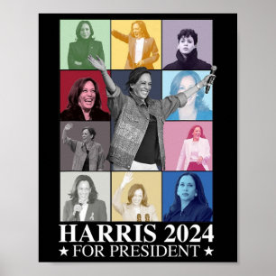 Poster Kamala Harris 2024 Senhora Presidente Democrata El