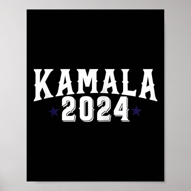 Poster Kamala Harris 2024 Senhora Presidente Eleição Camp (Frente)