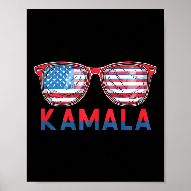 Poster Kamala Harris 2024 Senhora Presidente Kamala 47 Us (Frente)