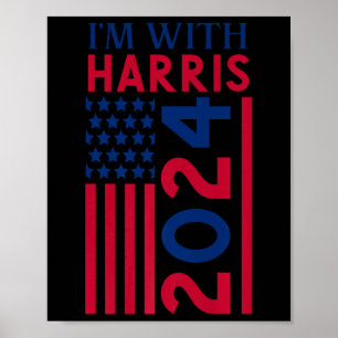 Poster Kamala Harris 2024 Sra. Presidente Kamala 47 EUA E