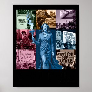 Poster Kamala Harris 2024 Tour Na Minha Era De Votação Ma