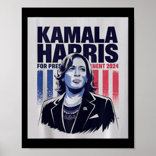 Poster Kamala Harris 47 O Presidente Eua América 2024 Ele