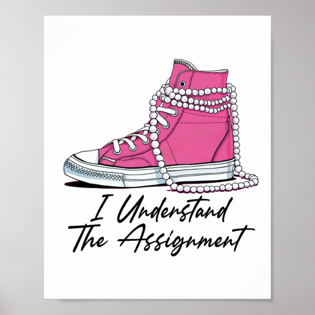 Poster Kamala Harris Calçados E Pearl Eu Entendo A Ign (Frente)