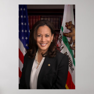 Poster Kamala Harris Democrat VP Candidato 2020