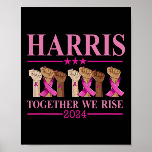 Poster Kamala Harris Juntos Surgimos Com Conhecimento Do