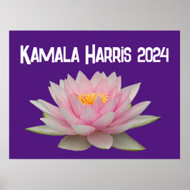 Poster Kamala Harris Lótus 2024