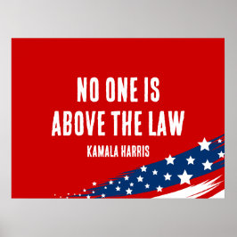 Poster Kamala Harris Ninguém Está Acima Da Lei
