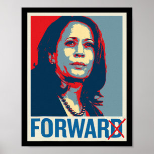 Poster Kamala Harris Para A Guerra Não Avança Pro-Trump 2