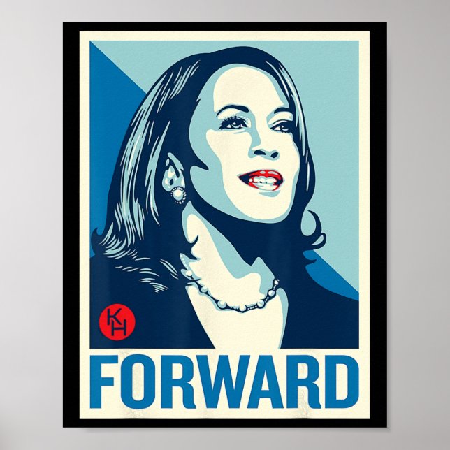 Poster Kamala Harris para frente (Frente)