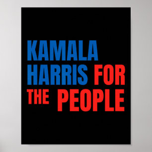 Poster Kamala Harris Para O Presidente Americano Pessoas 