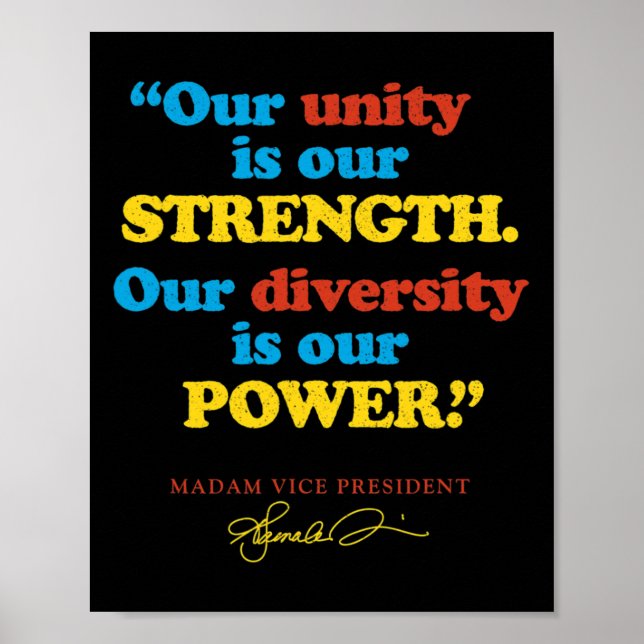 Poster Kamala Harris Para Presidente (Frente)