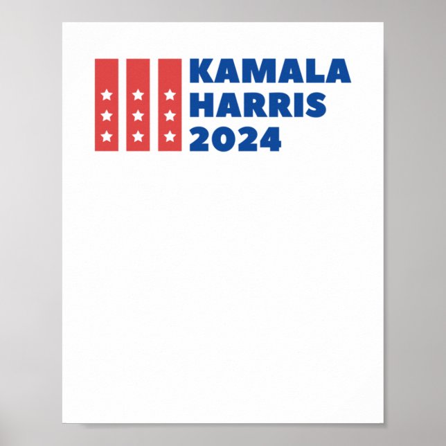 Poster Kamala Harris Para Presidente - Votação: 2 (Frente)