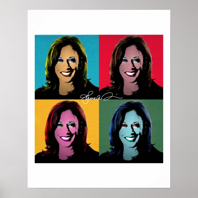 Poster KAMALA HARRIS Pop Art (Frente)
