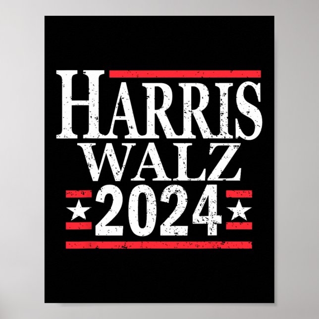 Poster Kamala Harris Tim Walz 2024 (Frente)