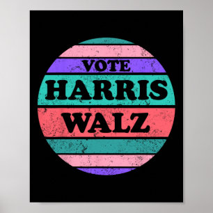 Poster Kamala Harris Tim WAlzheimer Presidente 2024