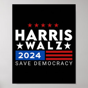 Poster Kamala Harris Tim WAlzheimer V.p Vice-Presidente 4