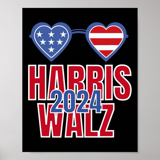 Poster Kamala Harris Tim Wheimer Waltz (Frente)