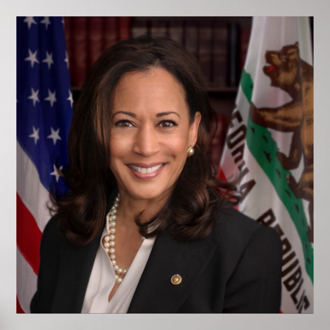 Poster Kamala Harris Vice-Presidente dos EUA, Biden 2024 (Frente)