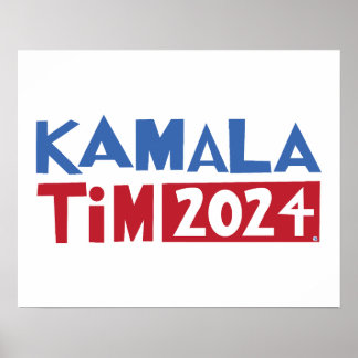Poster Kamala + Tim 2024
