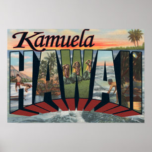 Poster Kamuela, Havaí - grandes cenas da letra