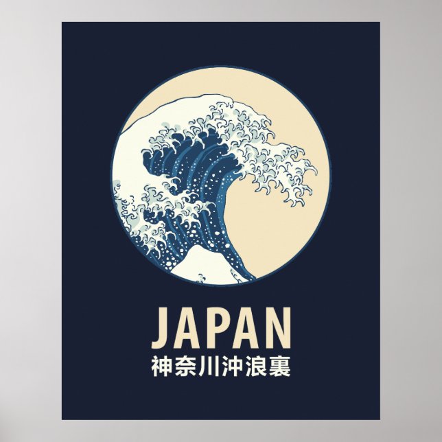 Poster Kanagawa, Japão (Frente)