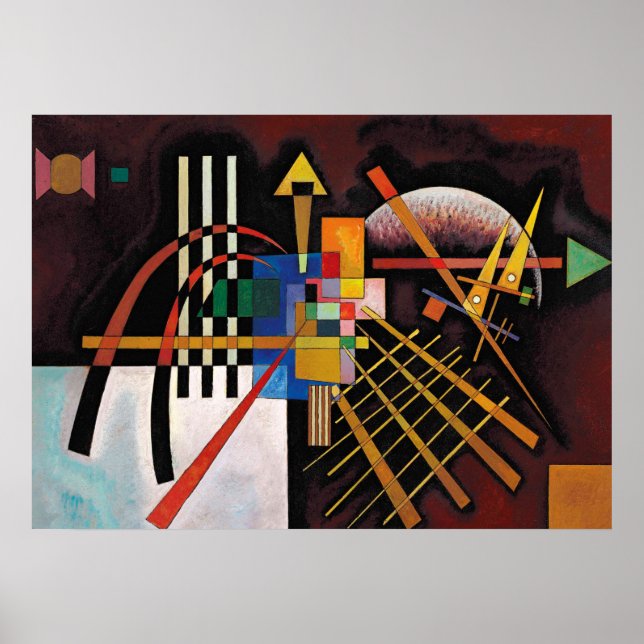 Poster Kandinsky Abstract Painting Classical Artwork (Frente)