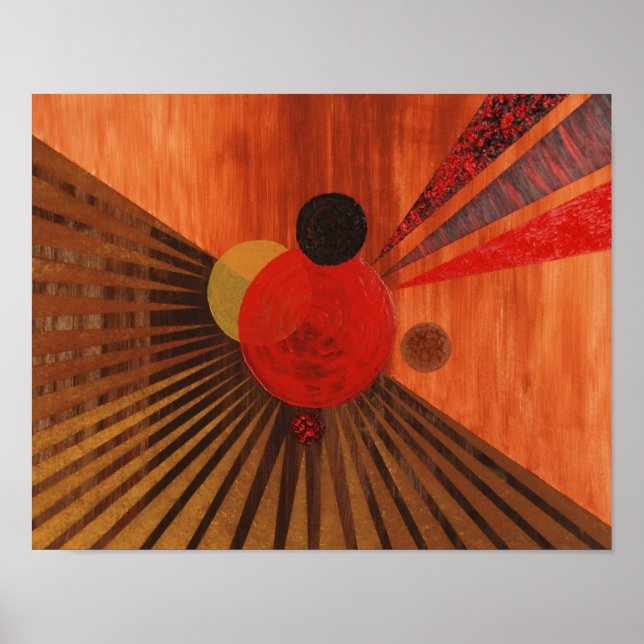 Poster Kandinsky Abstrato art (Frente)