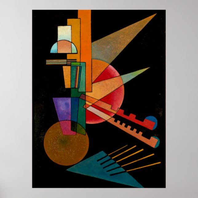 Poster Kandinsky - Abstrato Interpretação (Frente)