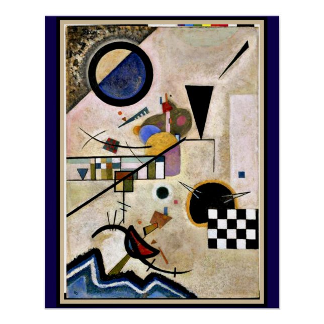 Pôster Kandinsky - Acordos Opõem-se (Frente)