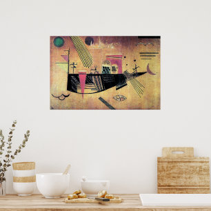 Poster Kandinsky - Capricioso, pintura famosa,