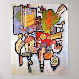 Poster Kandinsky - Complexo, Simples, pintura de arte abs