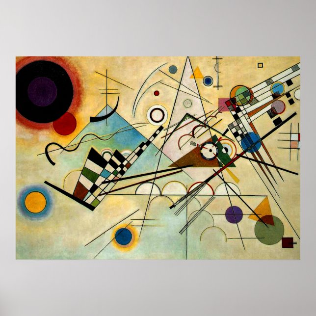 Poster Kandinsky - Composição VIII (Frente)