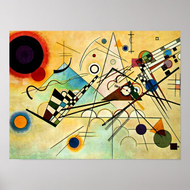 Poster Kandinsky - Composição VIII (Frente)
