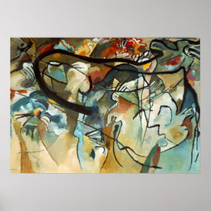 Pôster Kandinsky Composition V Abstrato Canvas Pintura