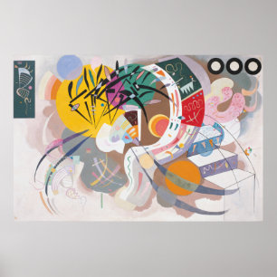 Poster Kandinsky Dominant Curve Abstrato Painting