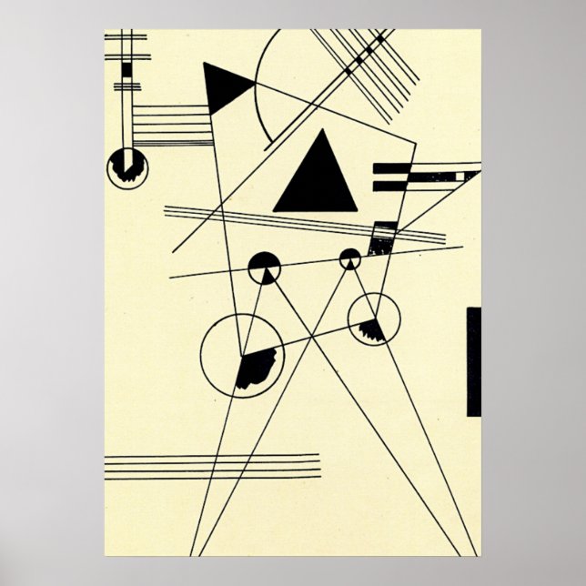 Poster Kandinsky - Drawing for Point (Frente)