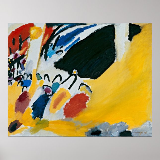 Poster Kandinsky Impression III Concert Abstract Painting (Frente)